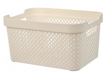 Корзина для хранения Plast Team Stockholm 5л молочный туман